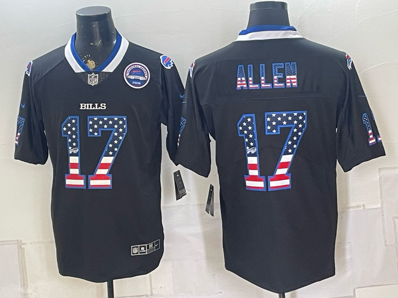 Men 2026 Buffalo Bills #17 Allen black Nike Limited NFL Jersey 08220011
